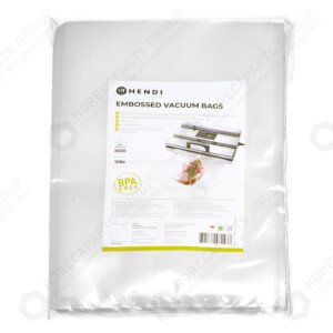 Horeca Parts - Worki moletowane do gotowania sous vide, do pakowarek listwowych i komorowych, HENDI,250x350mm 100szt.
