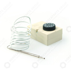 Horeca Parts - 1-phase thermostat F2000 10A 250V 0+40°C, capillary length 1500 mm, sensor diameter 6x115 mm