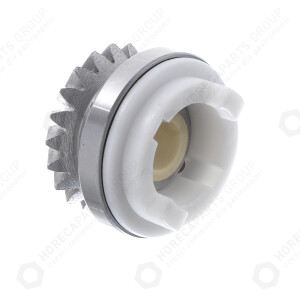 Horeca Parts - Przekładnia stalowa na łożysku 2 (z 2 wypustami) - wałkownica elektryczna do ciasta Hendi 226636, 226599, 226612, 226629, 226605 , 226643
