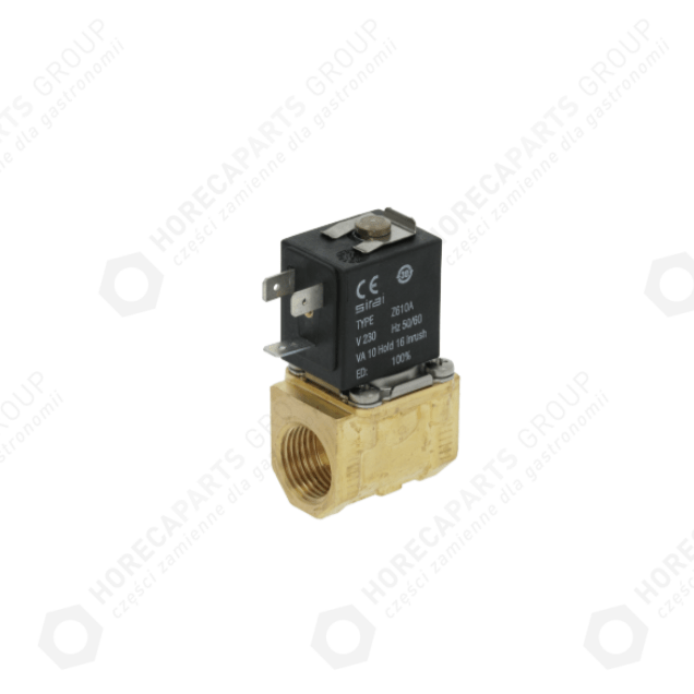 Horeca Parts - Sirai 1/2 Zoll Magnetventil, max. Temperatur 100°C max. Differenzdruck 10 bar 220V 50/60Hz Spule
