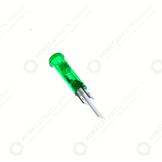 Horeca Parts - Kontrolka zelená Průměr 10mm 250V 85°C