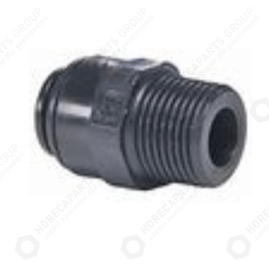 Horeca Parts - John Guest straight connector 1/4" BSPT connection diameter 8mm - UNOX furnace XVC305, XVC505 (440551, G440551, EL1210A0, KEL1210A, PM010802E)