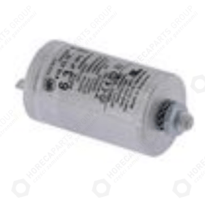 Horeca Parts - Betriebskondensator Kapazität 6.3µF 400V 50-60Hz Ø 35mm Länge 59.5mm M8 Aluminium - UNOX Ofen XVC305, XVC315EG, XVC4005EP XVC4015EG, XVC505, XVC515EG (365219, G365219, CN1003A, KCN1003A)