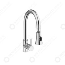 Horeca Parts - Umyvadlová baterie se sprchou, jednootvorová, (v) 370 mm - HENDI 810163