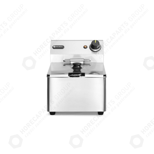 Horeca Parts - friteuză 6 l, HENDI, Kitchen Line, 6L, 230V/3300W, 265x430x(H)290mm
