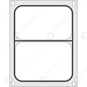 Horeca Parts - Matricea pentru mașini de sigilat - T-REX M-C-S și B190/192 STRONG, pentru tavă bipartită 227x178 mm