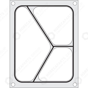 Horeca Parts - Matricea pentru masina de sigilat - T-REX M-C-S si B190/192 STRONG, pentru tava tripla 227x178
