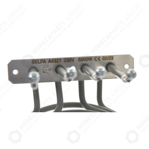 Horeca Parts - Grzałka 2x2500W A4321 - Piec Kromet 000.PK-10, 000.PK-4, 000.PK-6 (KRM17758)