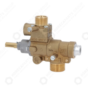 Horeca Parts - Zawór gazowy PEL typ 23S/V wej. M28x1,5 podł. termopary M10x1 - Kuchnie gazowe Ascaso, Ascaso Factory, GIGA, Mastro, Morice, Silko, Star-10