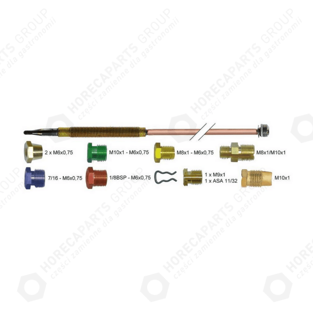 Horeca Parts - Termopara M6x0.75, 90cm uniwersalna zestaw 12-częściowyy Falcon, Grenoje (344024, 107761, 535101250)