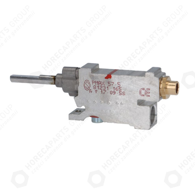 Horeca Parts - Gasventil (Einlass Rohrdurchmesser 16mm Auslass M13x1) - Giga Gasherd, Whirlpool (AGC005ZR10, 483286002852, 5031562)