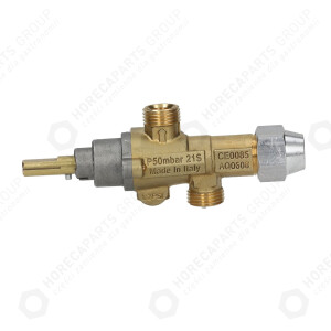 Horeca Parts - Zawór gazowy PEL typ 21S wej. M16x1,5 wyj. M16x1,5 podł. termopary M9x1 podł. pilota M10x1 - Kuchnie gazowe Modular ( 40020030, 671.001.00, GS3875, 7988B-27, 3348202)