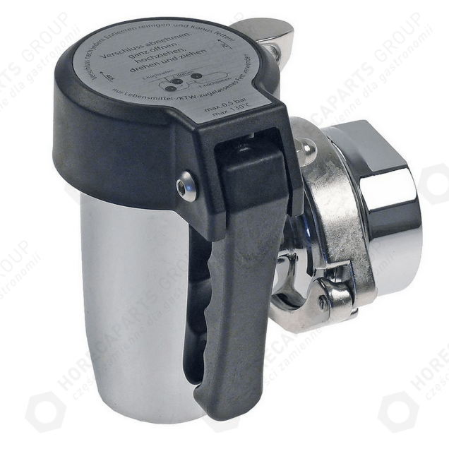 Horeca Parts - Robinet de scurgere 1 1/4" / diametru A 85mm / diametru B 50mm / alamă cromată, universal