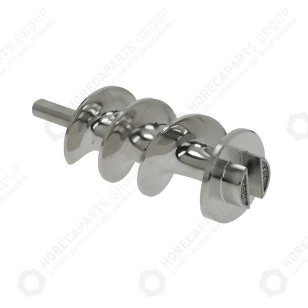 Horeca Parts - Šneková hřídel ø 54x120 mm, svorka ø 30 mm, délka čepu 39 mm - mlýnek na maso 12 Fama