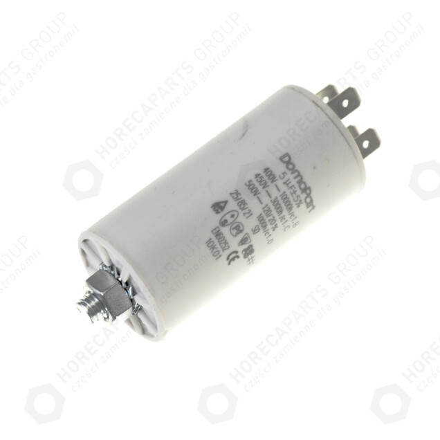 Horeca Parts - Kondensator 5µF 450V 50/60Hz śr. 28mm dł. 54mm M8 - Urządzenia gastronomiczne Colged ( 3068096 )
