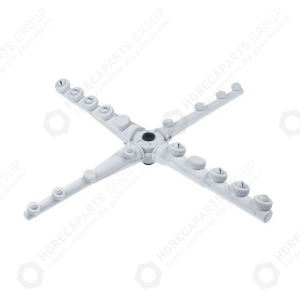 Horeca Parts - Délka mycího a oplachovacího ramene 500 mm š. trysek 8 r. trysek 6 - myčky nádobí Afi, Eurosystem, Hilta, Ime Omniwash, Nosem, Nuova Simonelli, Sab Italia, Sotal, Storme, Unic ( LSI46, LSI46BB, LSI46BBBGR, LSI66BBB, LSI66BBBGR, 00006158, 00010305 ).