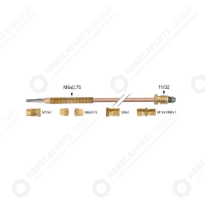 Horeca Parts - Universal thermocouple 1200mm ( 6 piece repair kit ) - Gas cookers