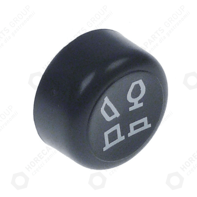 Horeca Parts - Przycisk śr. 23mm symbol programu szary - Zmywarka Omniwash ( CETP25GLV )