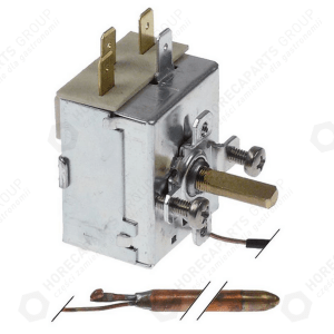 Horeca Parts - 1-fázová regulace termostat 0-90 °C 6,5x110mm délka kapiláry 1000mm - Hilta žaludeční myčky, Omniwash