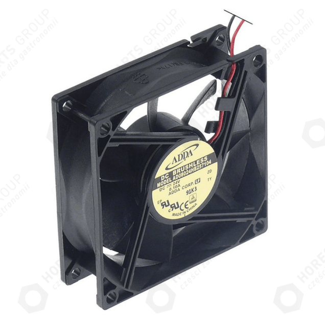 Horeca Parts - Ventilator axial 80mm lățime 80mm înălțime 25mm 24VDC 1.9W lungime cablu 300mm - COMMONWEALTH ( 3540041 )