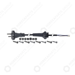 Horeca Parts - Zuleitung cee 2-polig 0,75mm2 mit Schrauben Länge 2000mm - Roboter Coupe MINI MP 160 V.V, MINI MP 170 V.V, MINI MP 190 COMBI, MINI MP 190 V.V, MINI MP 220 COMBI, MINI MP 220 V.V, MINI MP 240 COM