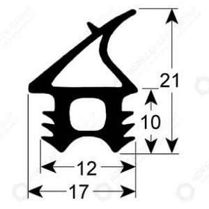 Horeca Parts - Těsnění NAEV071, NAEB071R, NAGV071 - Sporák Lainox
