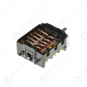 Horeca Parts - Funkční spínač 5polohový 16A 250V - max. 150°C
