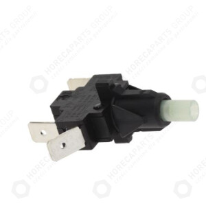 Horeca Parts - Włącznik pulsacyjny 2-biegunowy, 16(4)A 250V - Zmywarki Adler, Omniwash (CEPUD08, 00007799)