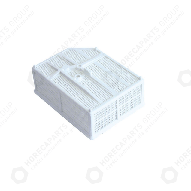 Horeca Parts - Filtr prostokątny komory myjącej wys. 62mm dł. 168mm szer. 126mm - Zmywarka Omniwash