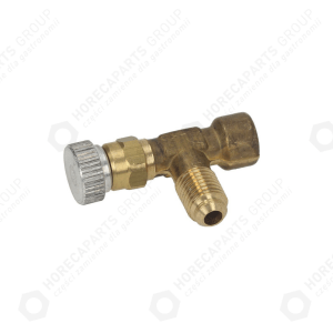 Horeca Parts - Zawór do kołnierza czynnika chłodniczego R600 - Indesit, Whirlpool (25FR114, 481936051107, 375049)