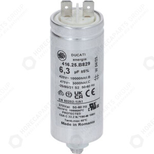 Horeca Parts - Motor capacitor 6.3 uF - Tecnoeka / Hendi convection oven 224687, 225097, 224809 (5186137)