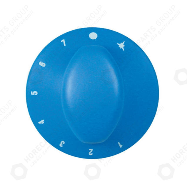 Horeca Parts - Buton termostat gaz 1-7 dia 70mm fixare 8x6,5mm albastru - cuptoare Tecnoinox (G110943)
