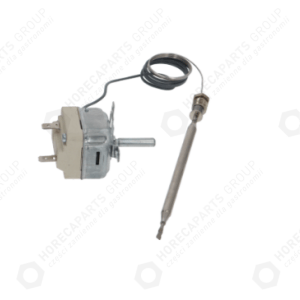 Horeca Parts - 1-Phasen Betriebsthermostat 105-185°C Kappenlänge. 90cm Fühler. 6x130mm mit M10x1 Verschraubung
