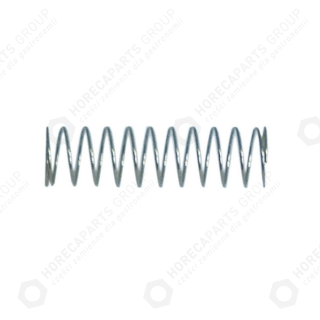 Horeca Parts - Druckfeder Länge 29mm Durchmesser 8mm Drahtdurchmesser 0,5mm - Spaziale Kaffeemaschine (G528392)