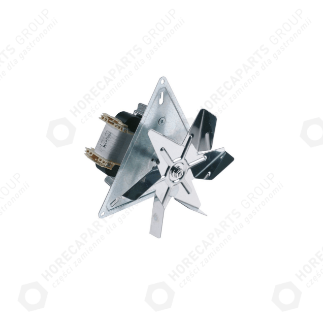 Horeca Parts - Wentylator z silnikiem do gorącego powietrza 230V 32W 0,27A dł.1 60mm dł.2 28mm dł.3 20mm dł.4 157mm - Piec konwekcyjny Rebier