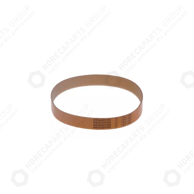 Horeca Parts - Pasek napędowy klinowy 8 rowków szer. 16mm dł. 360mm profil TB2  - krajalnice Sirman