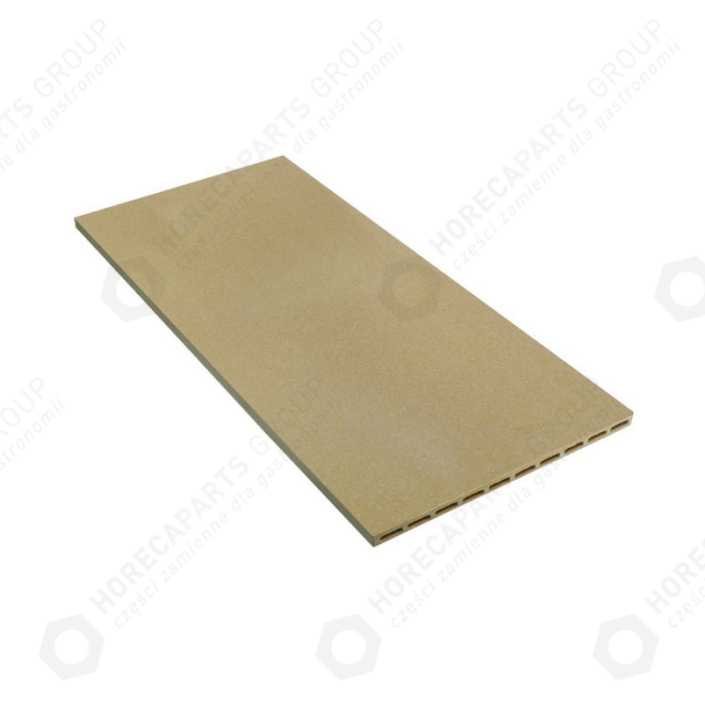 Horeca Parts - Płyta szamotowa wys. 17 mm dł. 696 mm szer. 348 mm - Piece do pizzy Gam (RFORB04, RFORM08, RG100510, 3310019) UWAGA WYSYŁKA NA PALECIE (200ZŁ NETTO)!