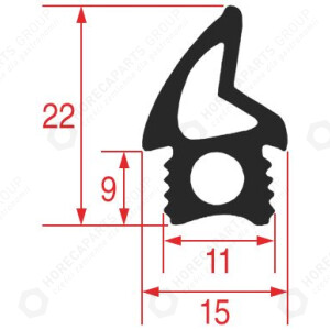 Horeca Parts - Door seal - Convection oven Hendi 224793, Tecnoeka MKF611