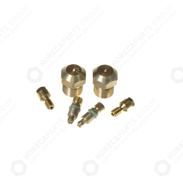Horeca Parts - Set von kleinen und großen Brennerdüsen ( 95 und 115 ) für LPG - Gasherd mit Backofen Mbm MG7G4SFEV77