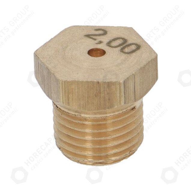 Horeca Parts - Tryska M10x1 2,00mm - Plynové sporáky Zanussi