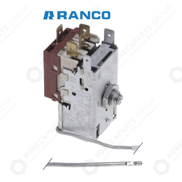 Horeca Parts - Termostat chłodniczy RANCO typ K61-L1506 kapilara 2300mm - Kostkarka do lodu Kastel (3444968)