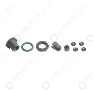 Horeca Parts - Vývodka / vývodka termostatu vnější závit M12x0,75 vnitřní závit M9x1 EGO 67.06100.100, 700.FG-12 - Elektrická fritéza Kromet, Convotherm (28.93.32.0-006706100100)