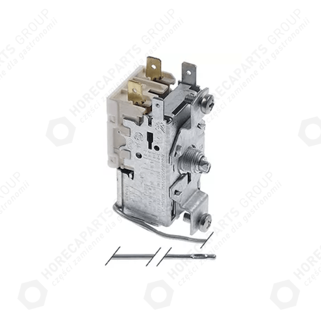 Horeca Parts - Thermostat for container K50 L3121 2 contacts 6A 250V capillary 1500 mm COLD + 1,0 ° C - HEAT + 8,5 ° C with adjustment screw - Bremen ice cube maker (G390956)