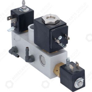 Horeca Parts - Elektromagnetický ventil 24V v. 1/2“ nástavec 3 cívky - Vakuový balicí stroj Henkelman (0280029)