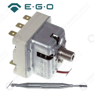 Horeca Parts - 3-fázový bezpečnostní termostat 230 °C 6x79mm délka kapiláry 1700mm - Fritézy Bertos, Emmepi, Lozamet, Stalgasat