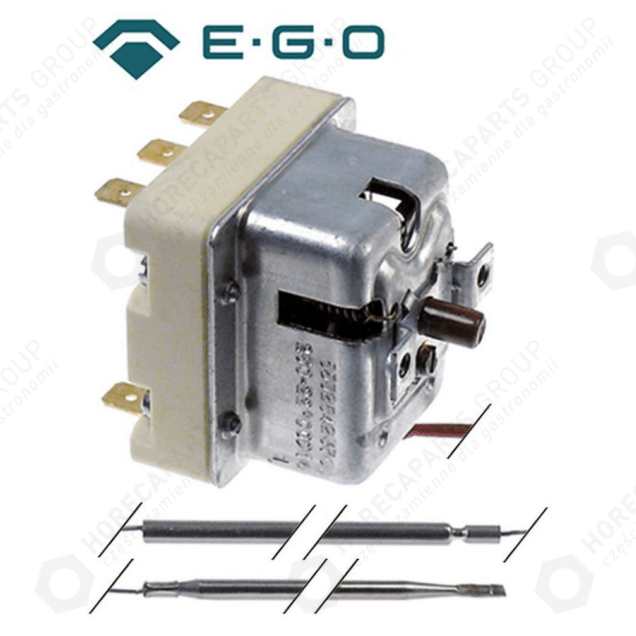 Horeca Parts - 3-Phasen-Sicherheitsthermostat 230 °C 4x120mm Kapillarlänge 900mm - Elektrofritteusen / Kochkessel