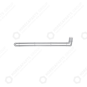 Horeca Parts - Grzałka 4000W 230V dł. 570mm szer. 100mm - Piece Ascaso, Backer Facsa, Fagor, Universal Part (CFA183, 26571, 9002657175, 12017453, R683000, R683000000)