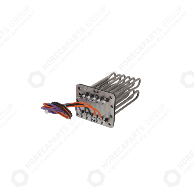 Horeca Parts - Grzałka 18000W 230V dł. 194mm kołnierz 87x68mm  - Piece Rational  CM102, CM201, CM202, CM62, SCC102, SCC201, SCC202, SCC62