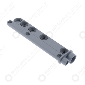 Horeca Parts - Top left bottom washing arm 210mm length 5 washing nozzles 3 rinsing nozzles attachment diameter 17mm 27mm - Hobart dishwashers (69316)