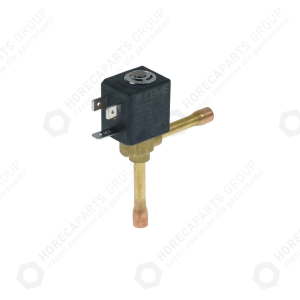 Horeca Parts - Zawór elektromagnetyczny kątowy p max 25bar DN1.5 przyłącze 6mm lutowane - Kostkarka do lodu Eurfrigor (3120911)